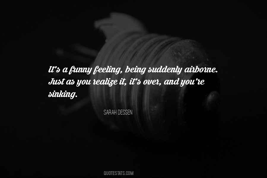 Sinking Feeling Quotes #1434912