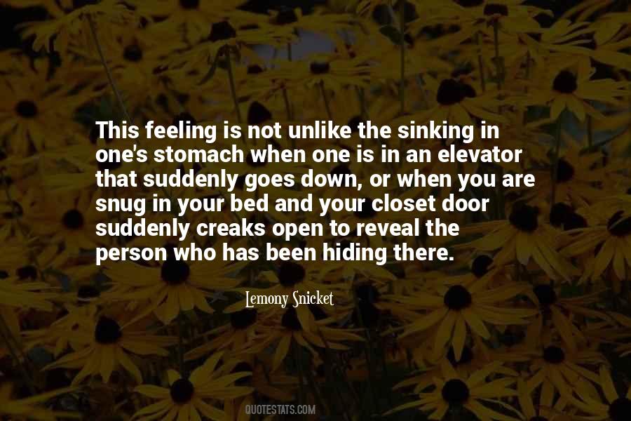 Sinking Feeling Quotes #168988