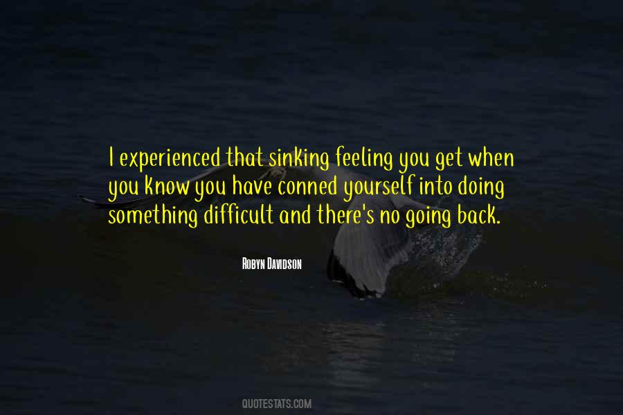 Sinking Feeling Quotes #920757