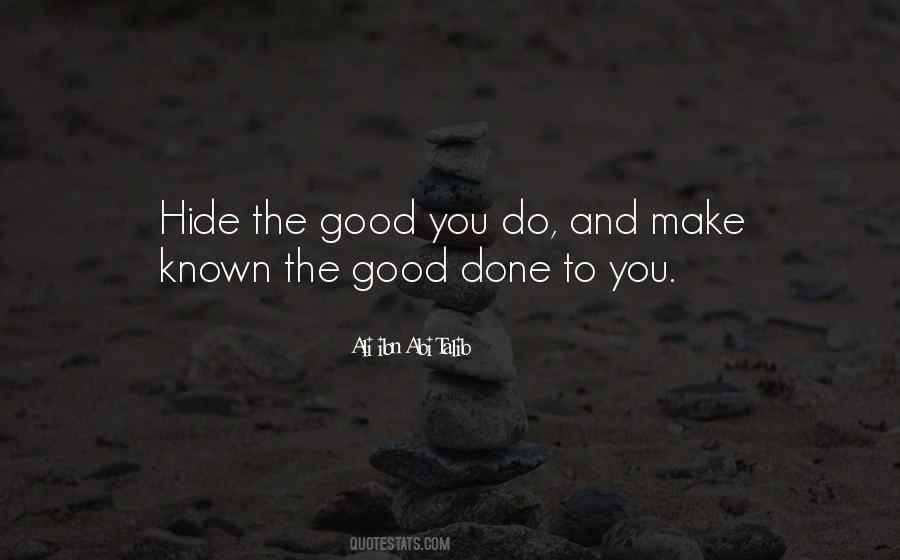 Good You Do Quotes #1386739