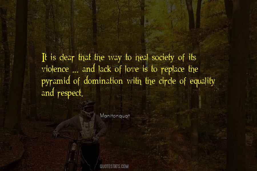 Equality And Respect Quotes #1516253
