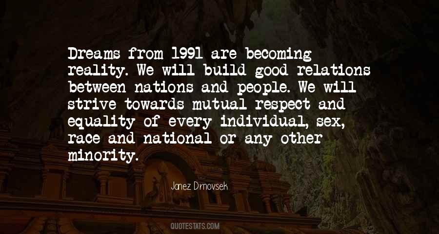 Equality And Respect Quotes #1746668