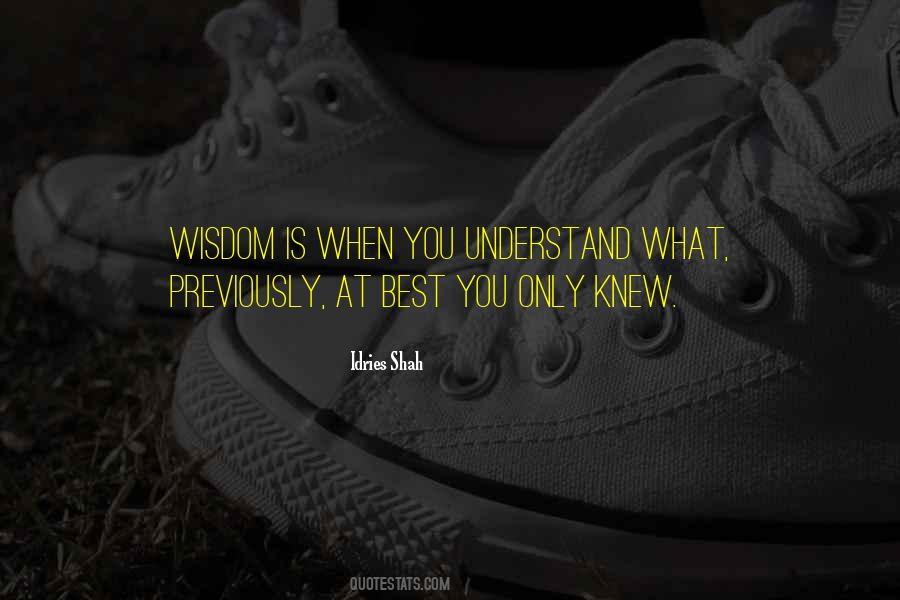 Wisdom Experience Quotes #322334