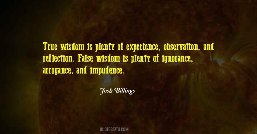 Wisdom Experience Quotes #394762