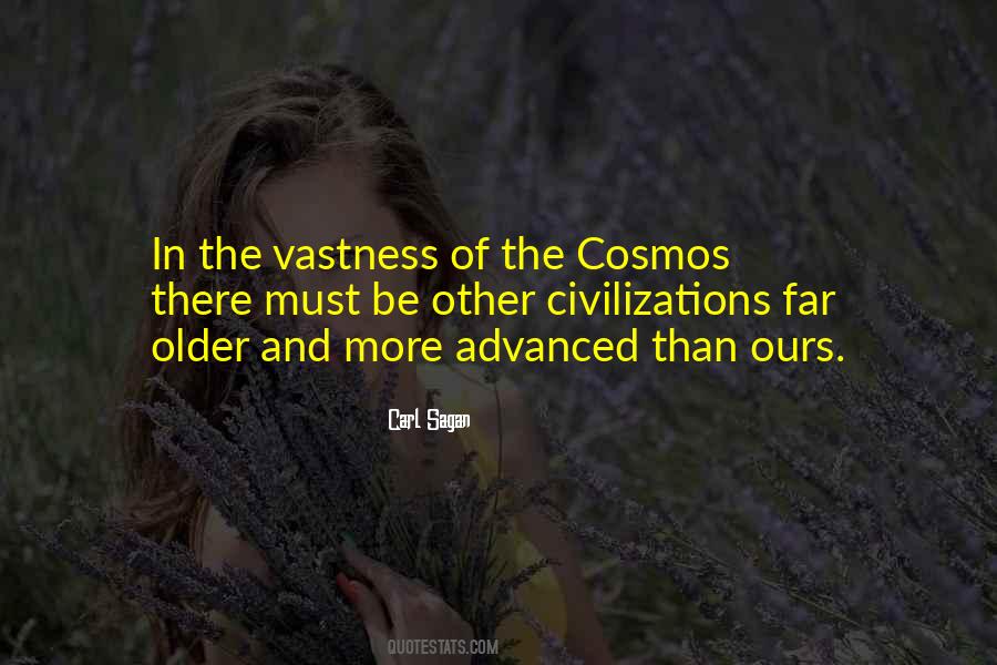 Carl Sagan Cosmos Quotes #1336720