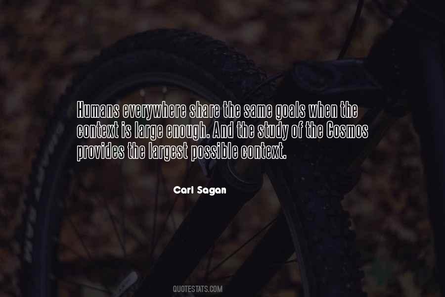 Carl Sagan Cosmos Quotes #1343789