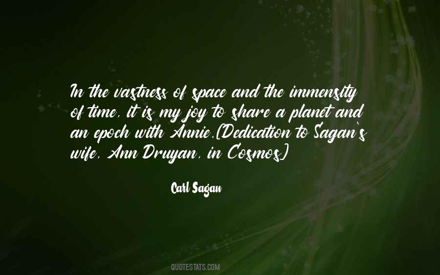 Carl Sagan Cosmos Quotes #404859