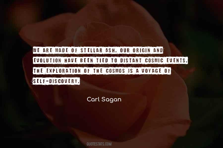 Carl Sagan Cosmos Quotes #604483