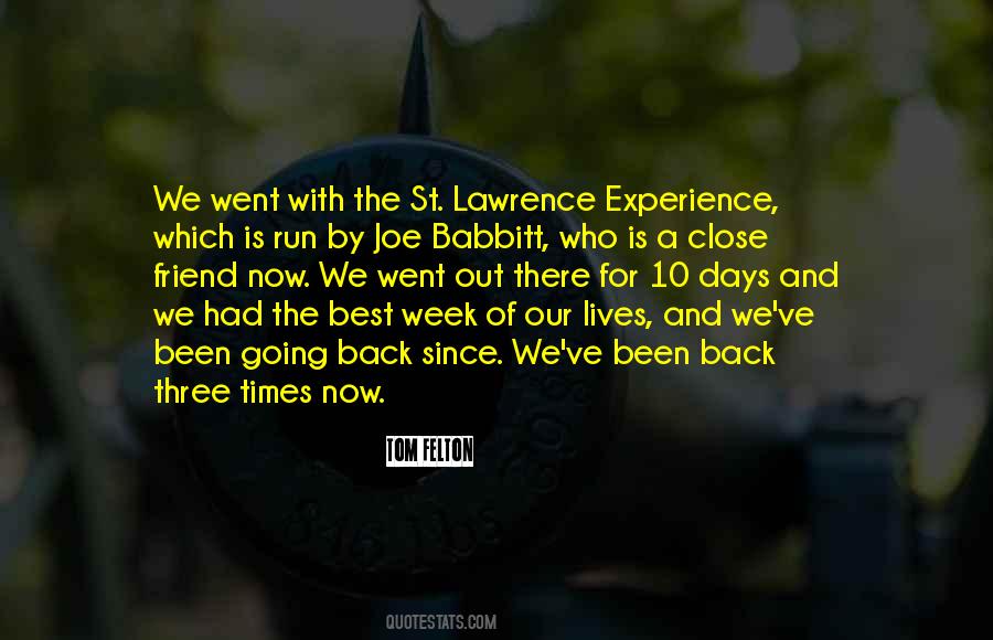 Experience Is The Best Quotes #196976