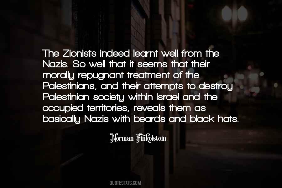 Zionists Vs Palestinians Quotes #487656