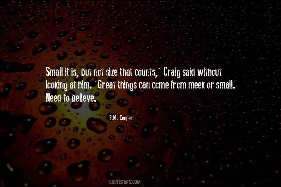 Small Great Things Quotes #270089