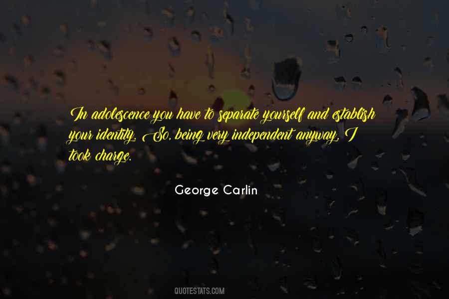 Carlin George Quotes #109516