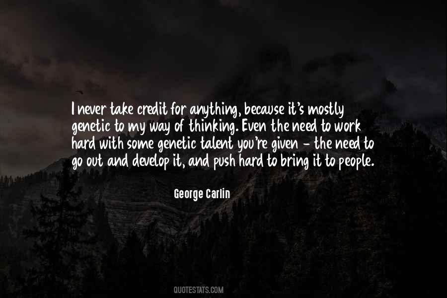 Carlin George Quotes #62893