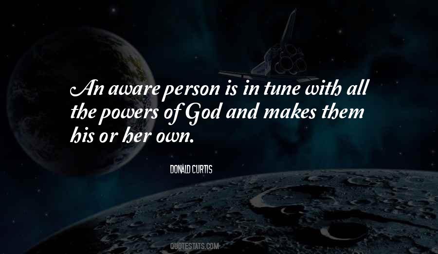 When God Makes You Aware Quotes #421749