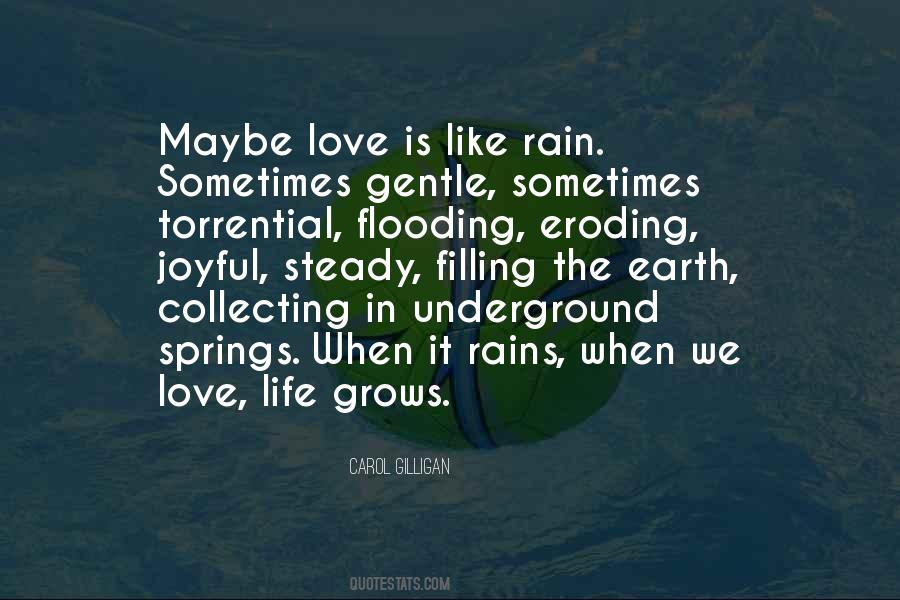 Gentle Rain Quotes #1002633