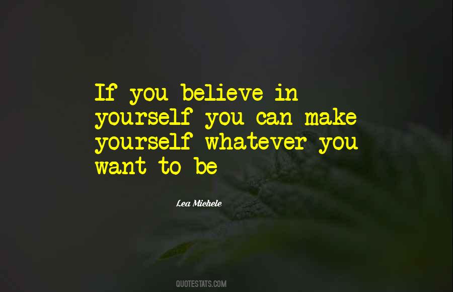 If You Believe In Yourself Quotes #296702