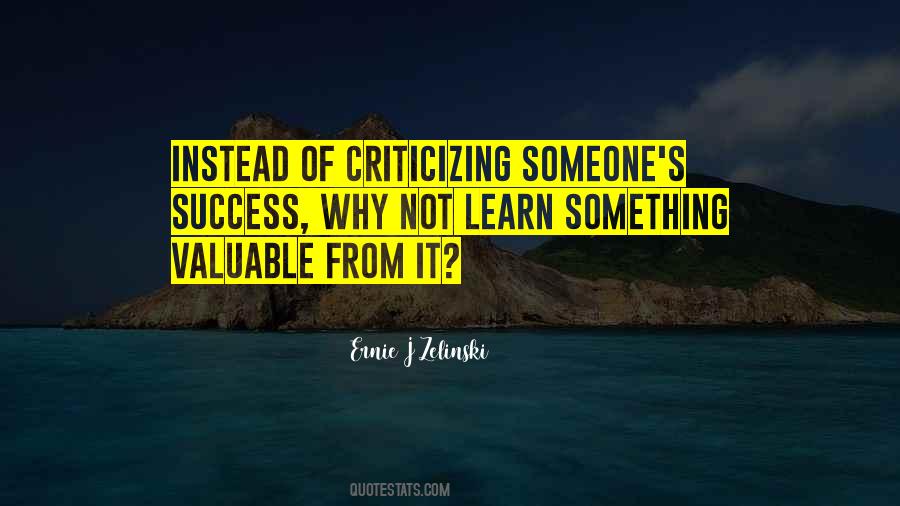 Criticize Someone Quotes #442992