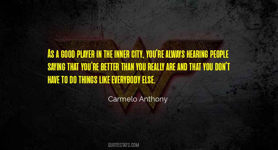 Carmelo Quotes #1073594