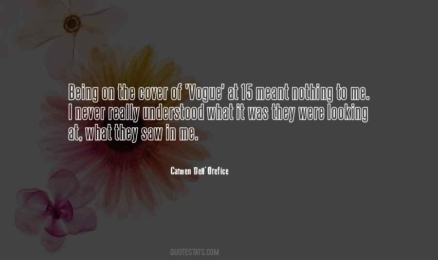 Carmen Dell Orefice Quotes #1153714