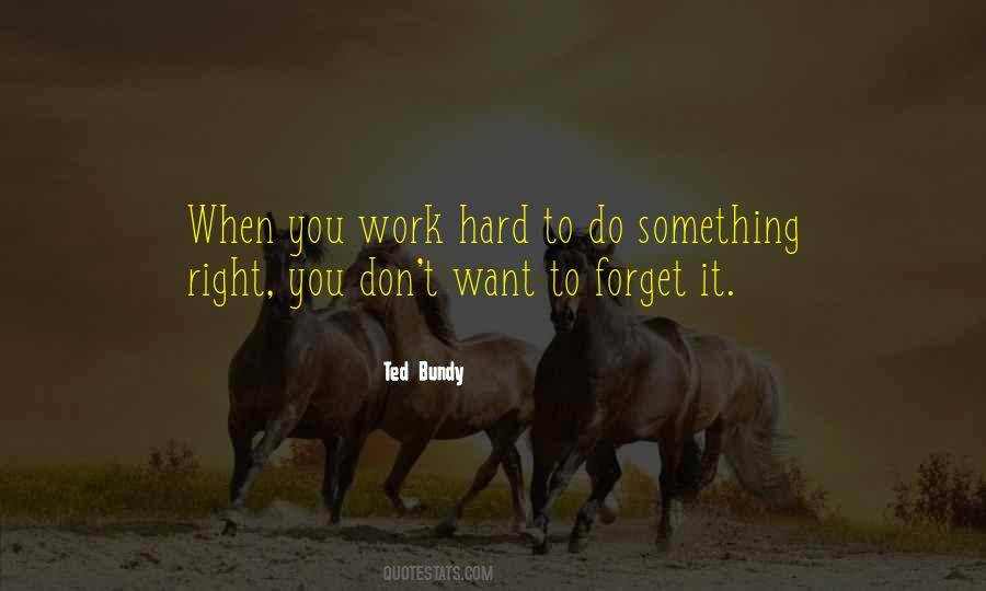 When You Work Hard Quotes #308895