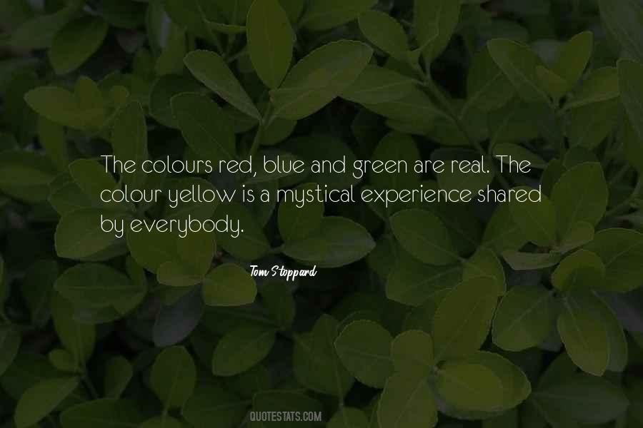 Blue And Green Quotes #1585763