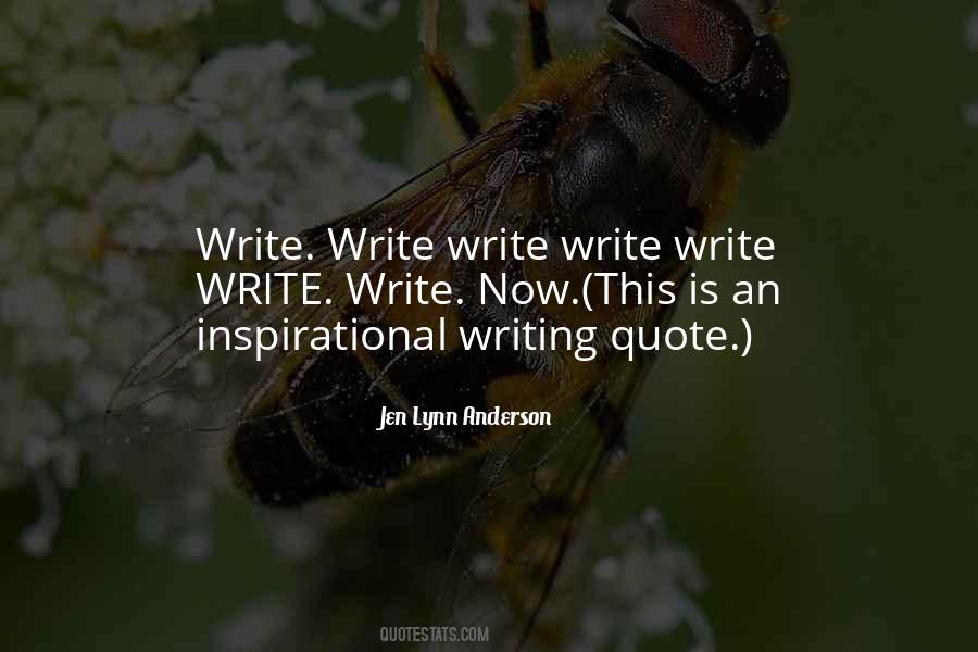 Write Now Quotes #261434