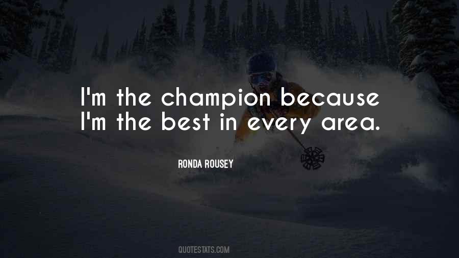 You Are A Champion Quotes #118619