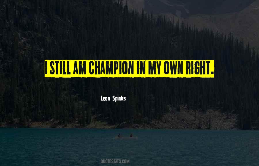 You Are A Champion Quotes #136064