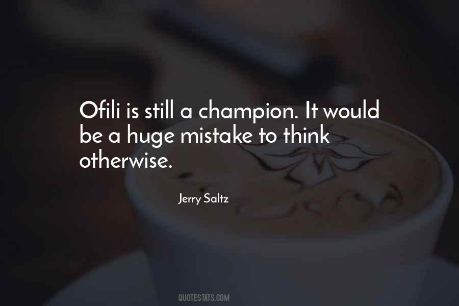 You Are A Champion Quotes #32569