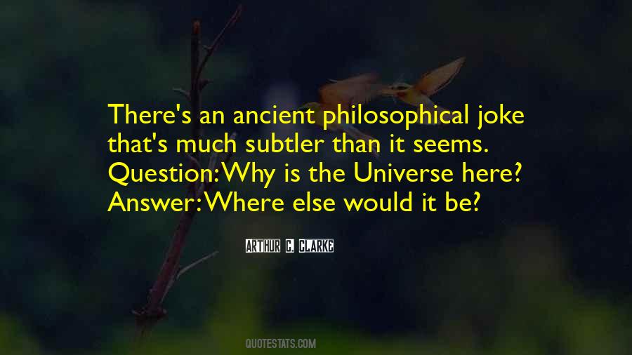 There Is An Answer Quotes #1482326