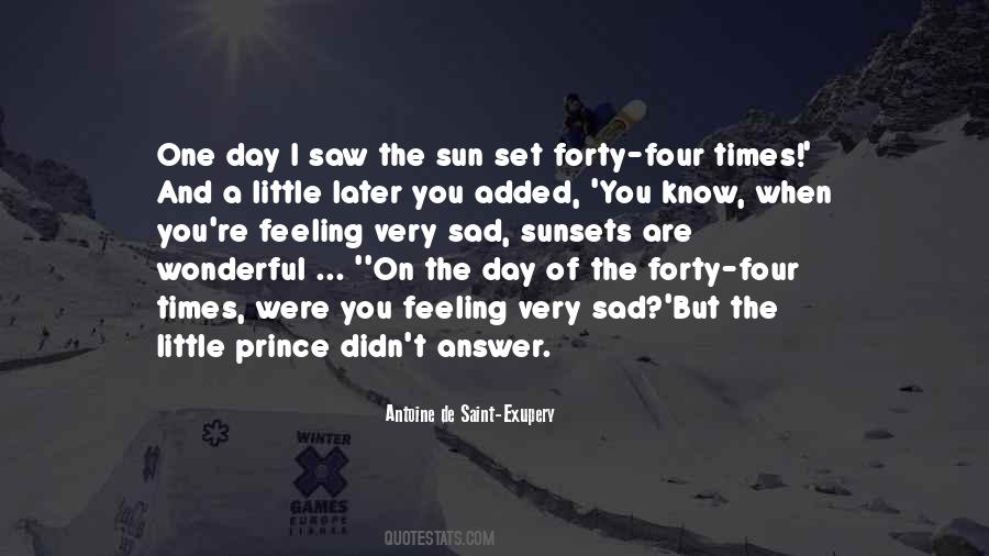 Sun Set Quotes #1799860