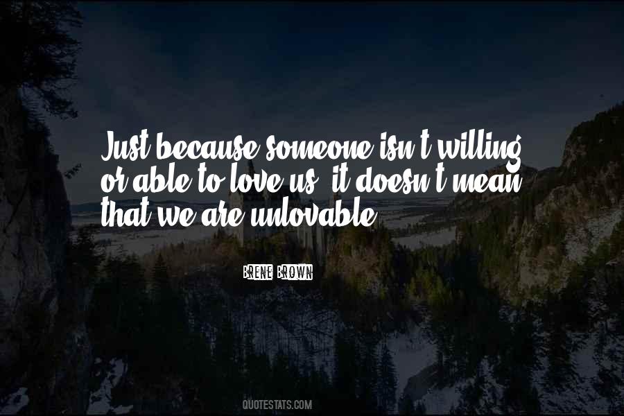 Why Am I Unlovable Quotes #144002