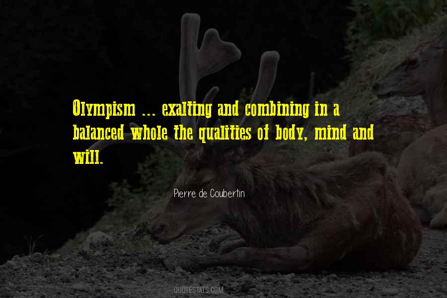 Olympism By Pierre Quotes #455281