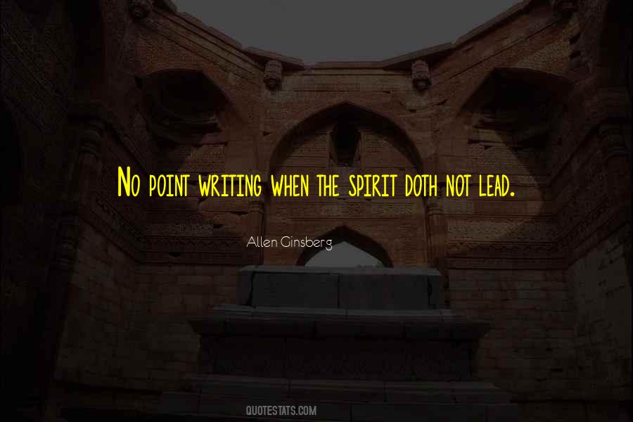 Not Lead Quotes #1276332