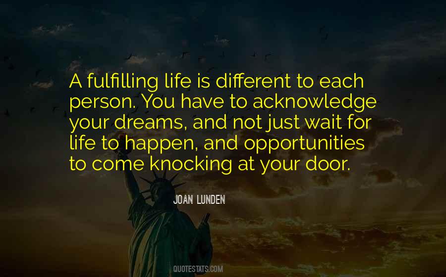 Life Opportunities Quotes #195765