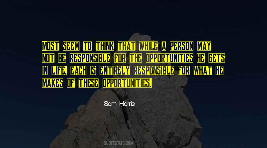 Life Opportunities Quotes #39443