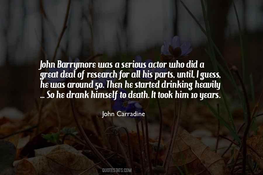 Carradine Quotes #394503