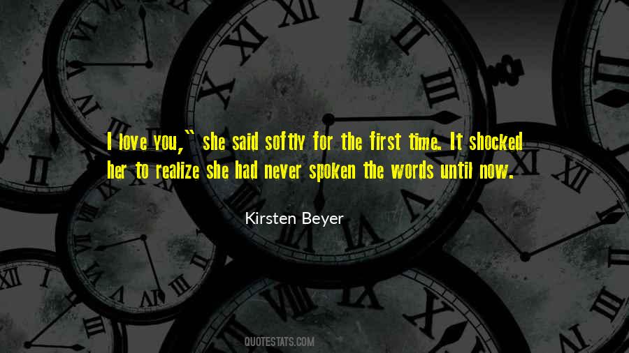 First Words Quotes #95562