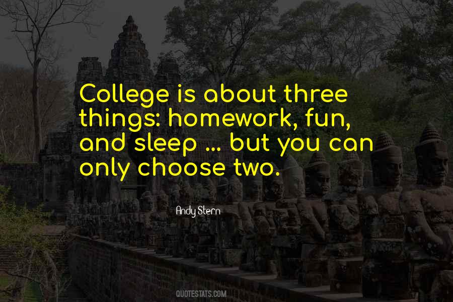 College Homework Quotes #951698