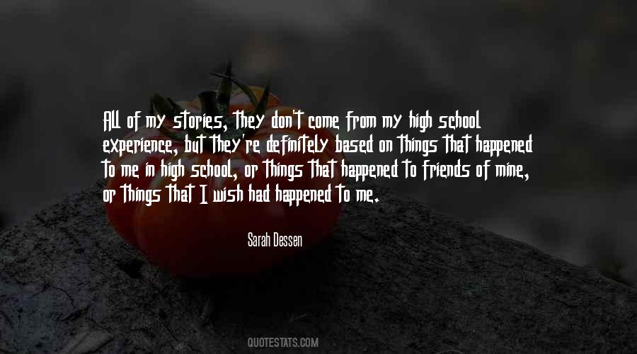 Friends Experience Quotes #1464654
