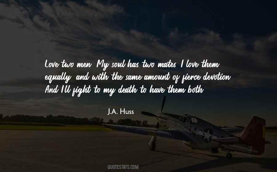 Two Men Love Quotes #876571