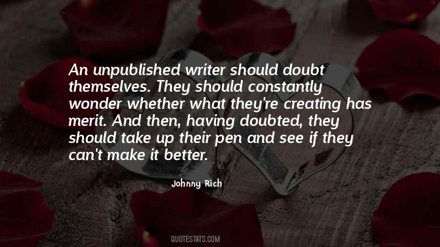 How To Be A Better Writer Quotes #108971