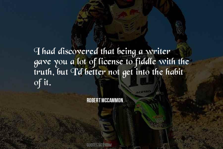 How To Be A Better Writer Quotes #65367