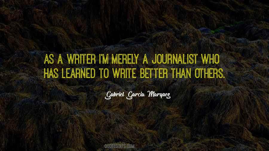How To Be A Better Writer Quotes #67034