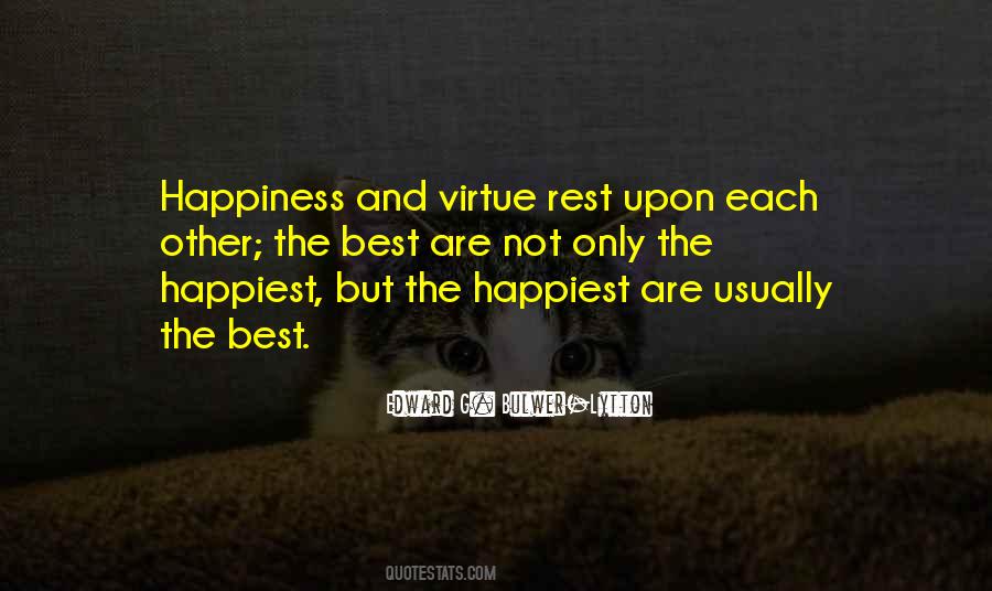 Virtue And Happiness Quotes #339983