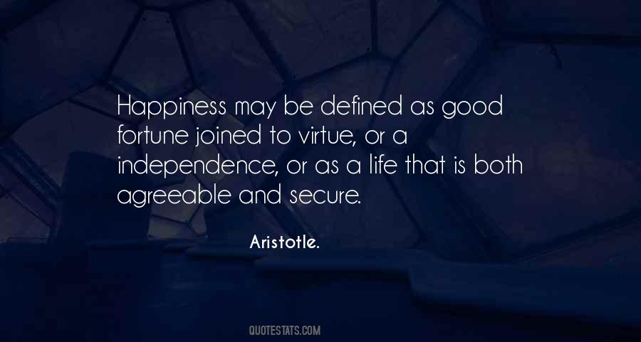 Virtue And Happiness Quotes #406730