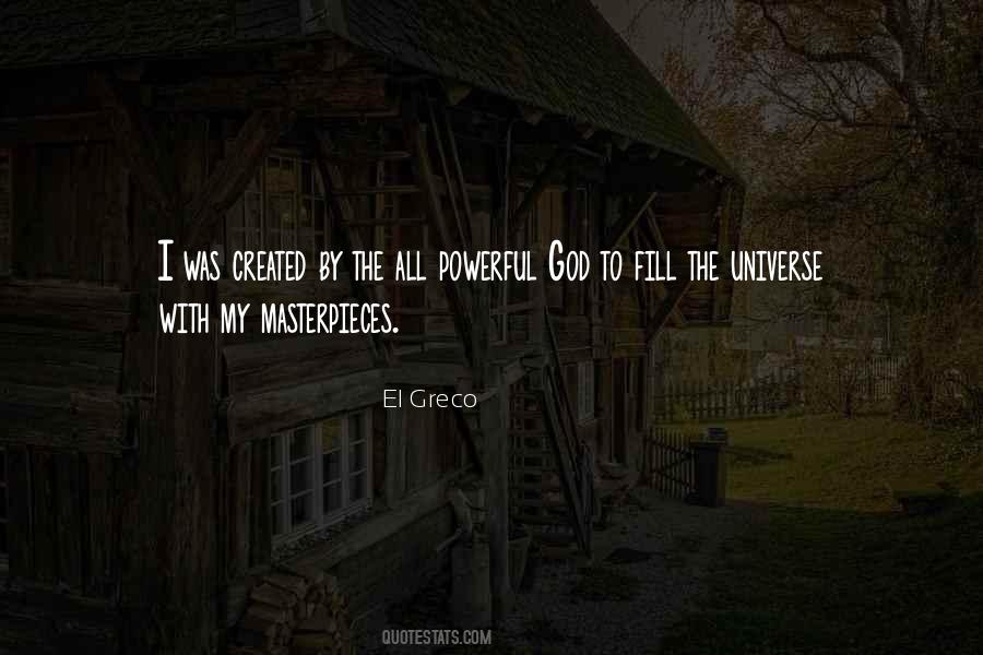 Created By The Universe Quotes #135721