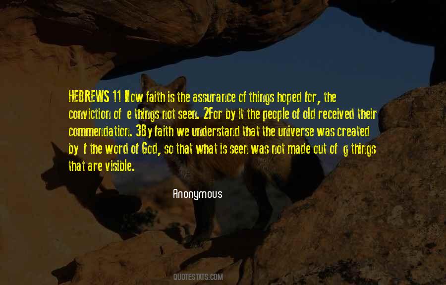Created By The Universe Quotes #984976