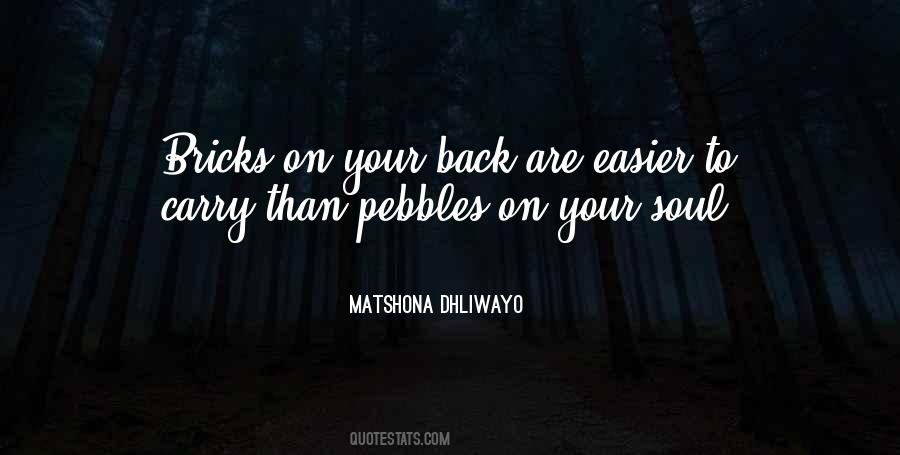 Carry On Your Back Quotes #109346