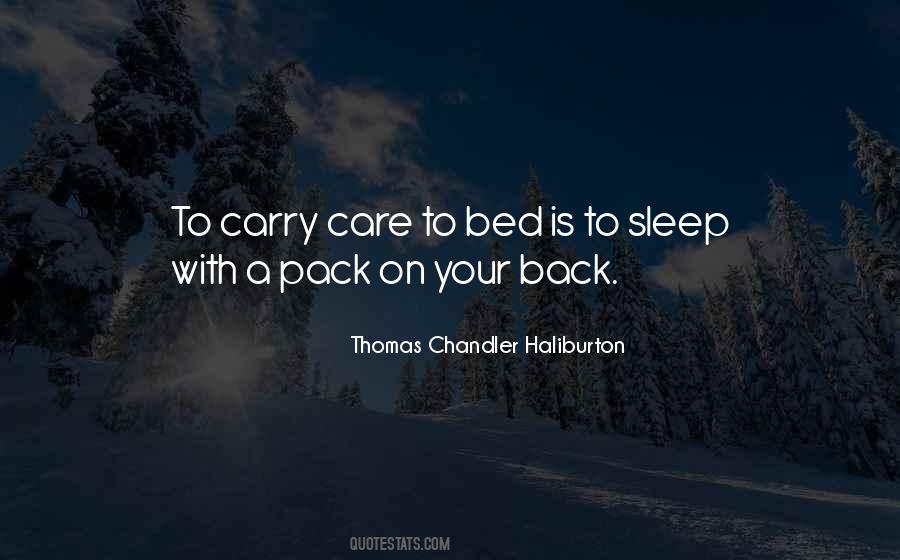 Carry On Your Back Quotes #1398224